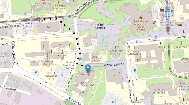 Plan d'accès bâtiment IMAG Plan d'accès bâtiment IMAG